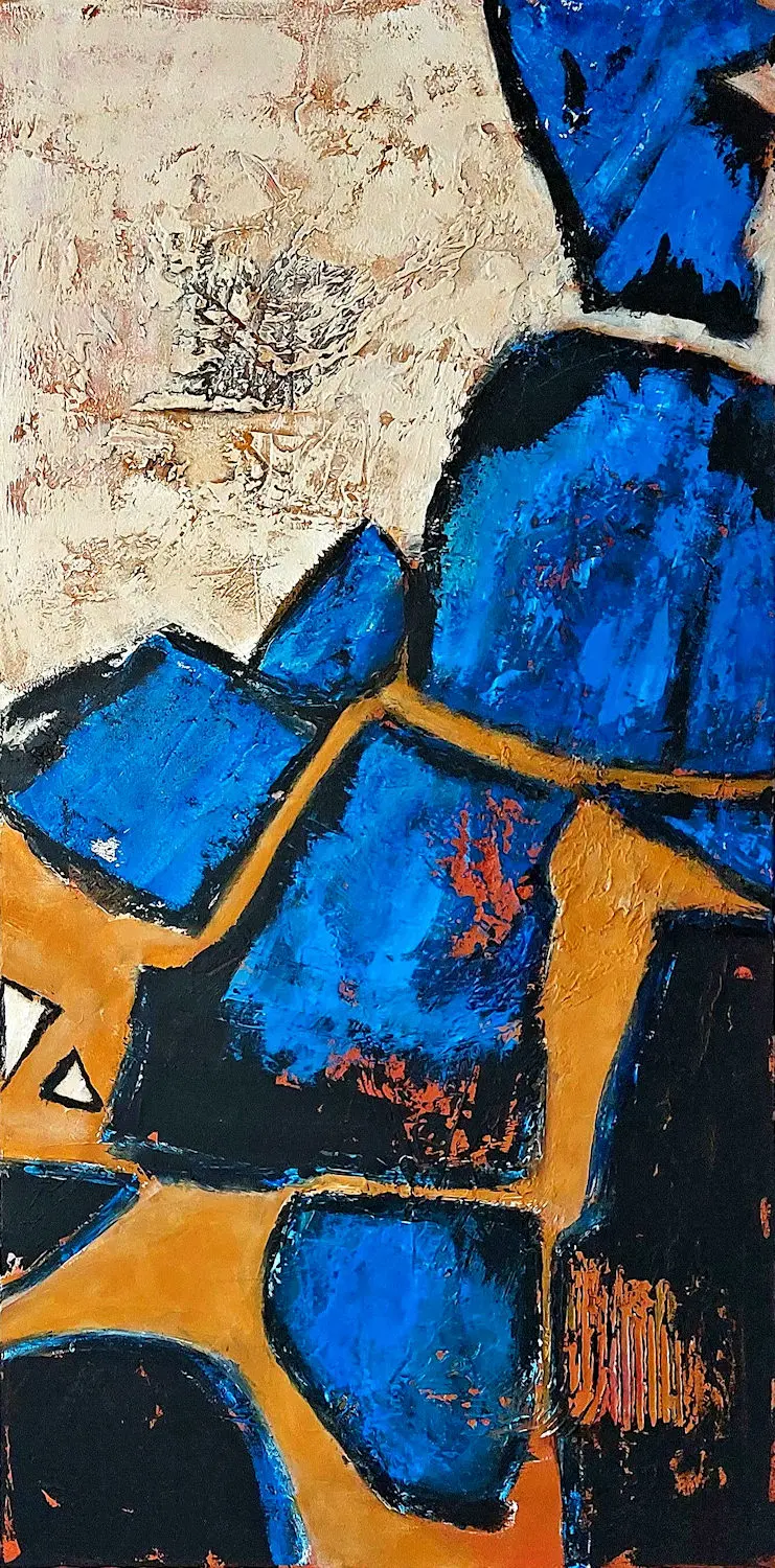 Blau dominiert