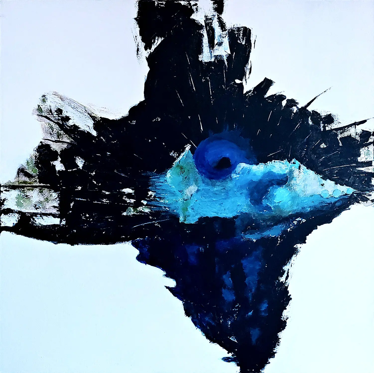 Blaue Mitte