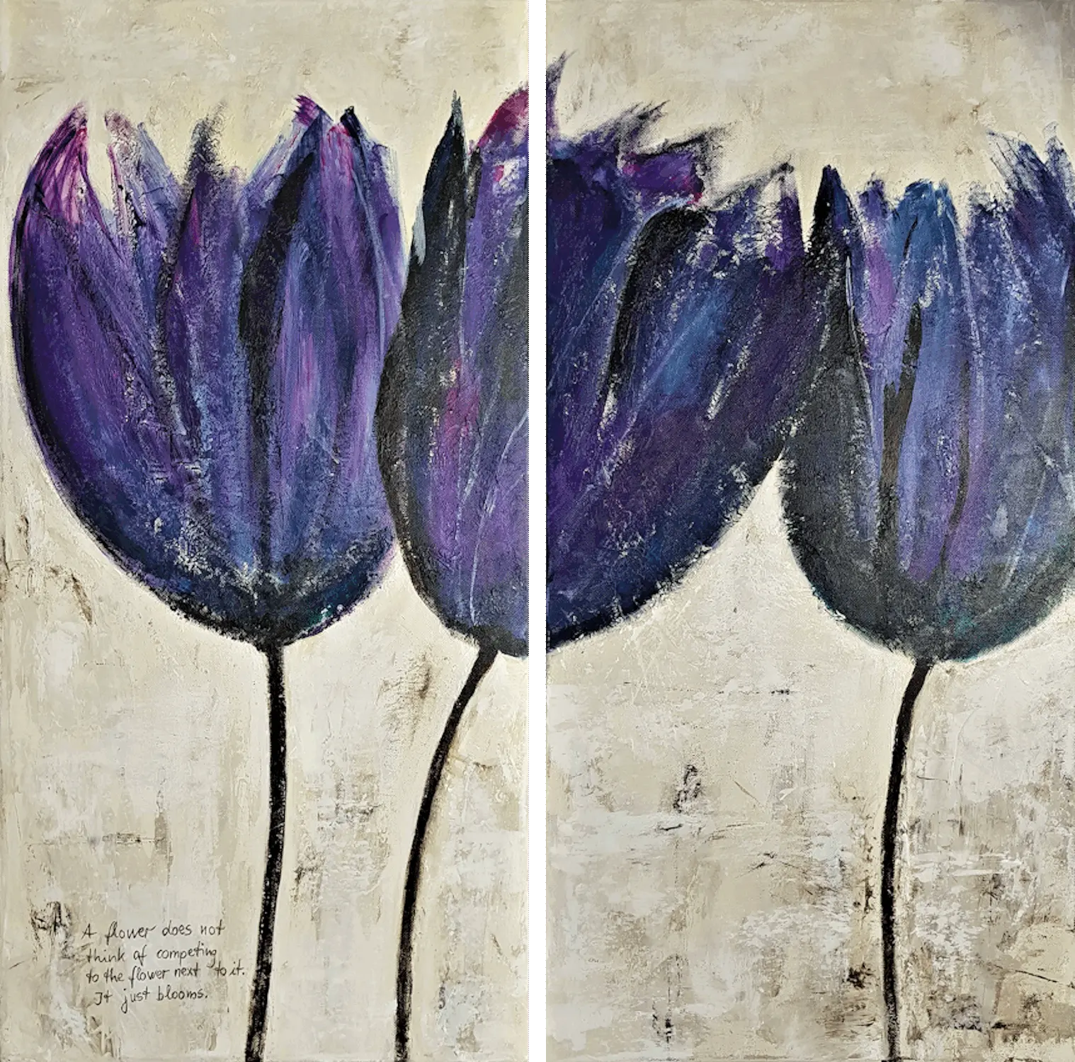 Blaue Tulpen