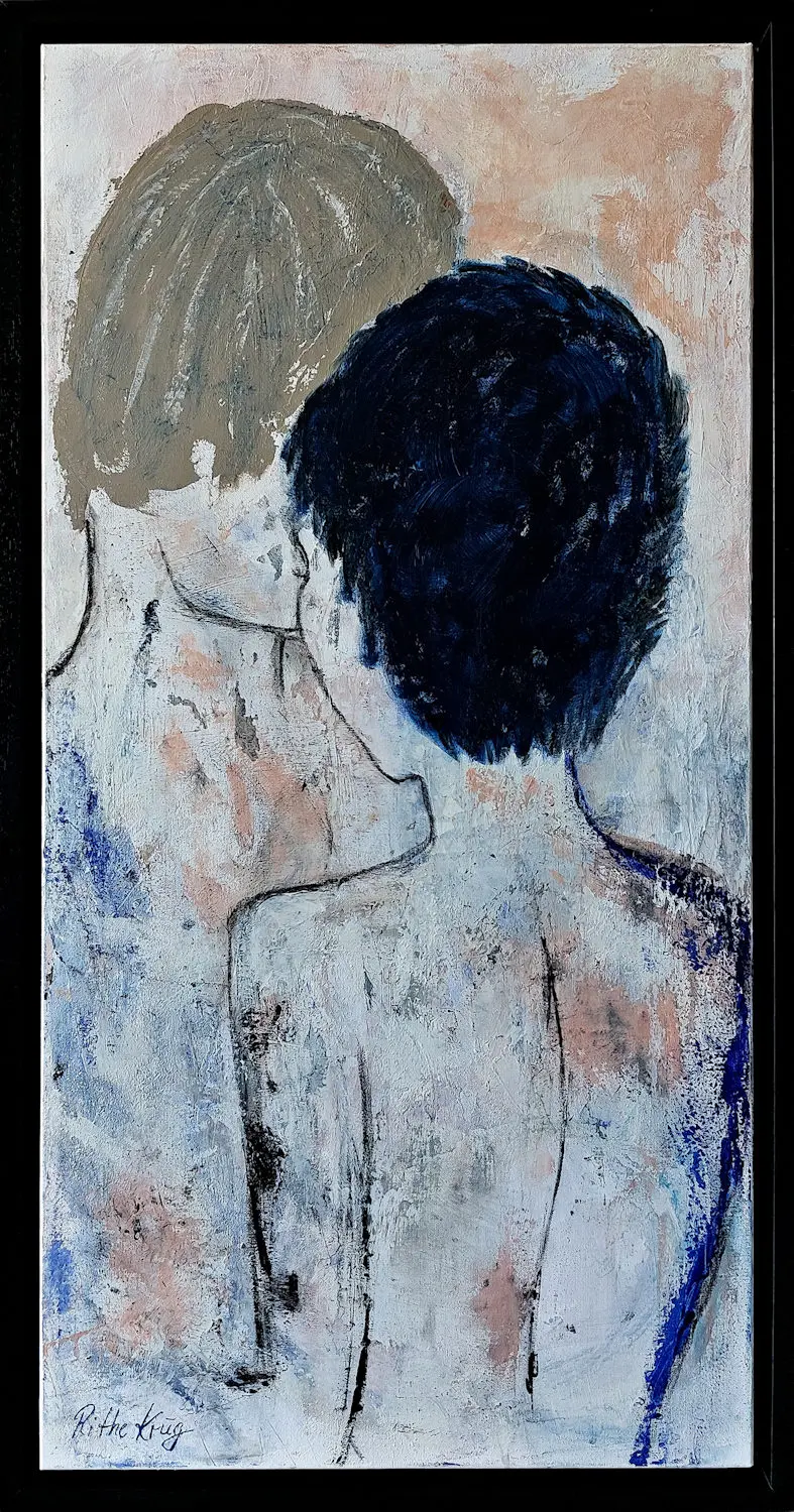 First Love (im hochwertigen Schattenfugenrahmen)
