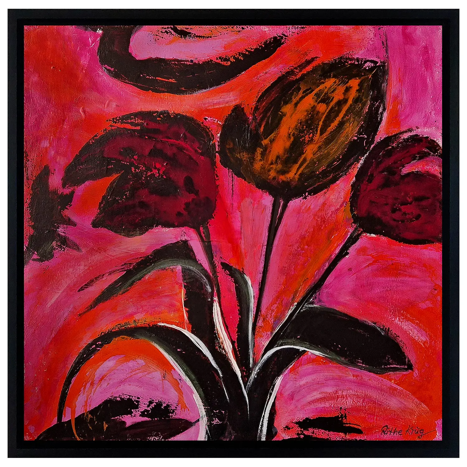 Tulips of Passion (im hochwertigen Schattenfugenrahmen)